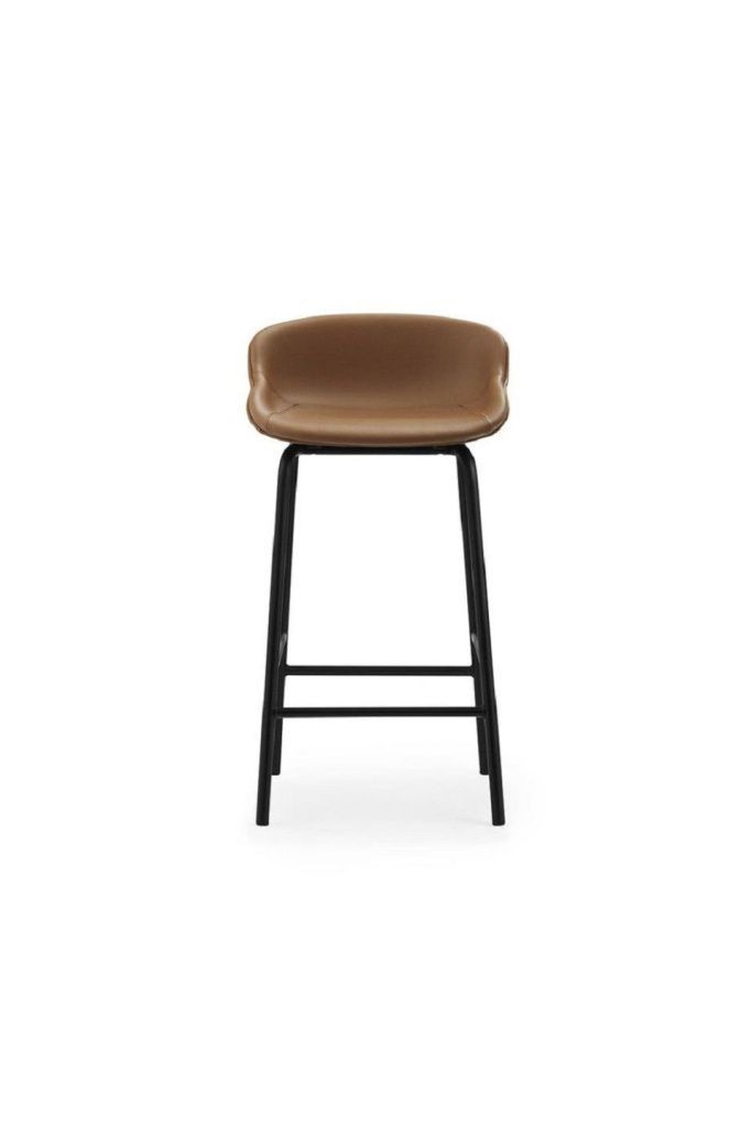 Барный стул Hyg Barstool Black Steel Ultra Leather h65