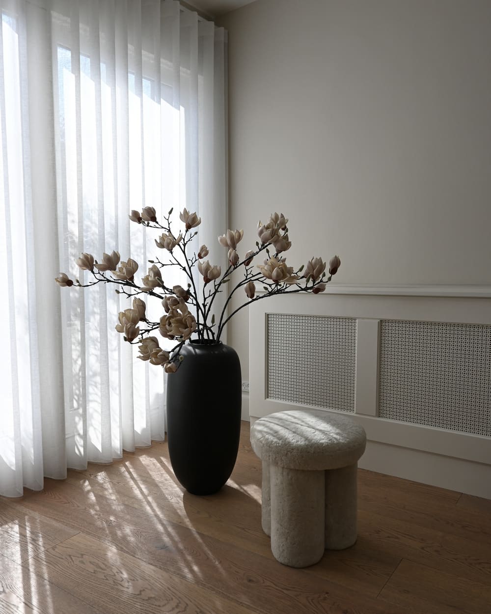 Ваза Sunao Slim Hexa Black