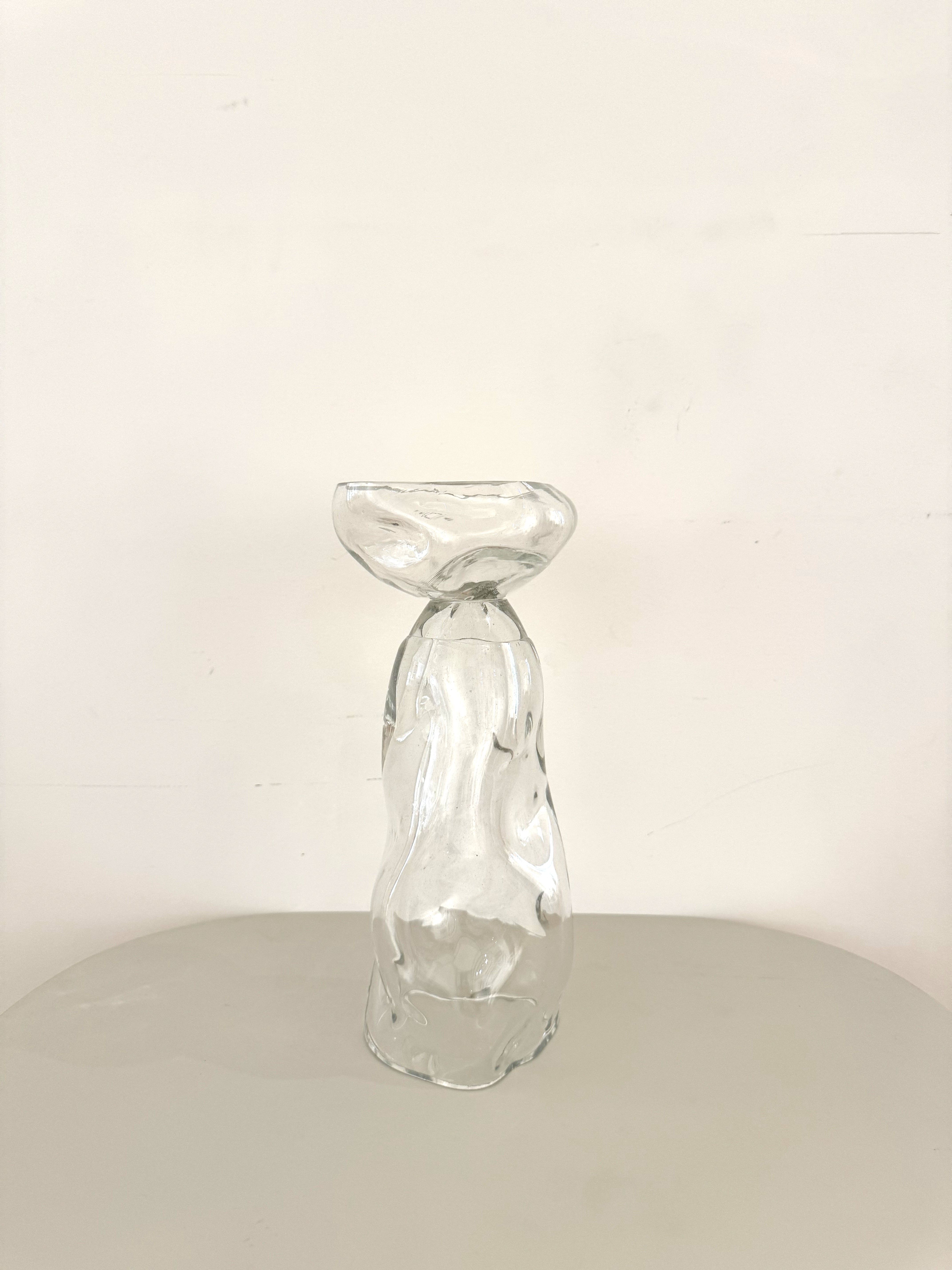 Подсвечник из стекла, авторская работа