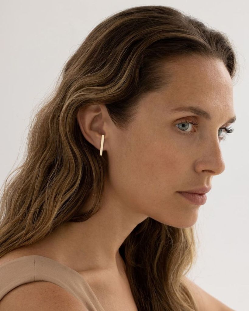 Прямоугольная серьга 1919