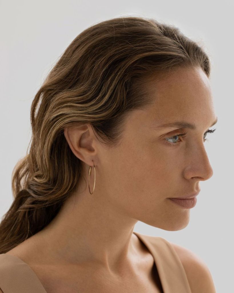 Тонкие серьги-кольца 1919 M