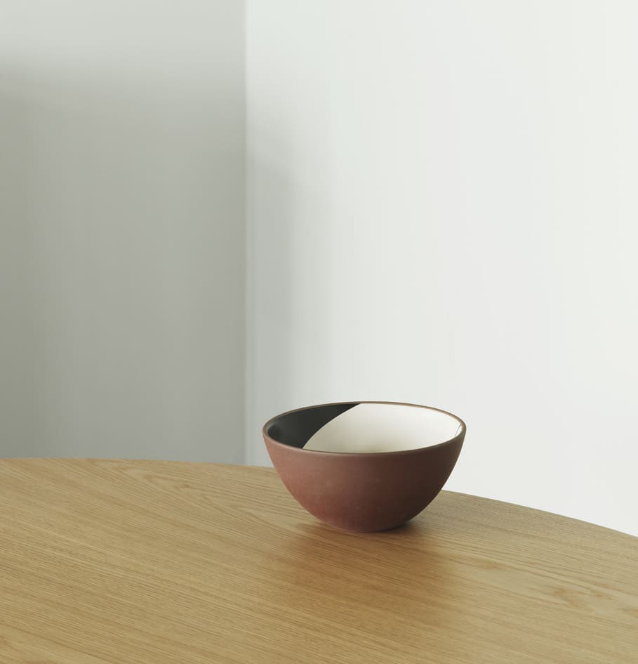 Пиала Line Bowl Ø15 Black/Cream