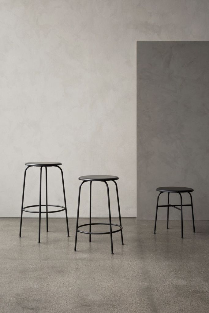 Стул барный Afteroom Stool Bar Black h74