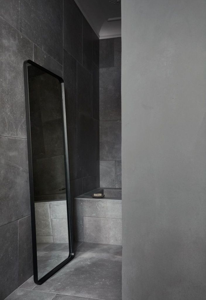 Зеркало Norm Floor Mirror Black h170