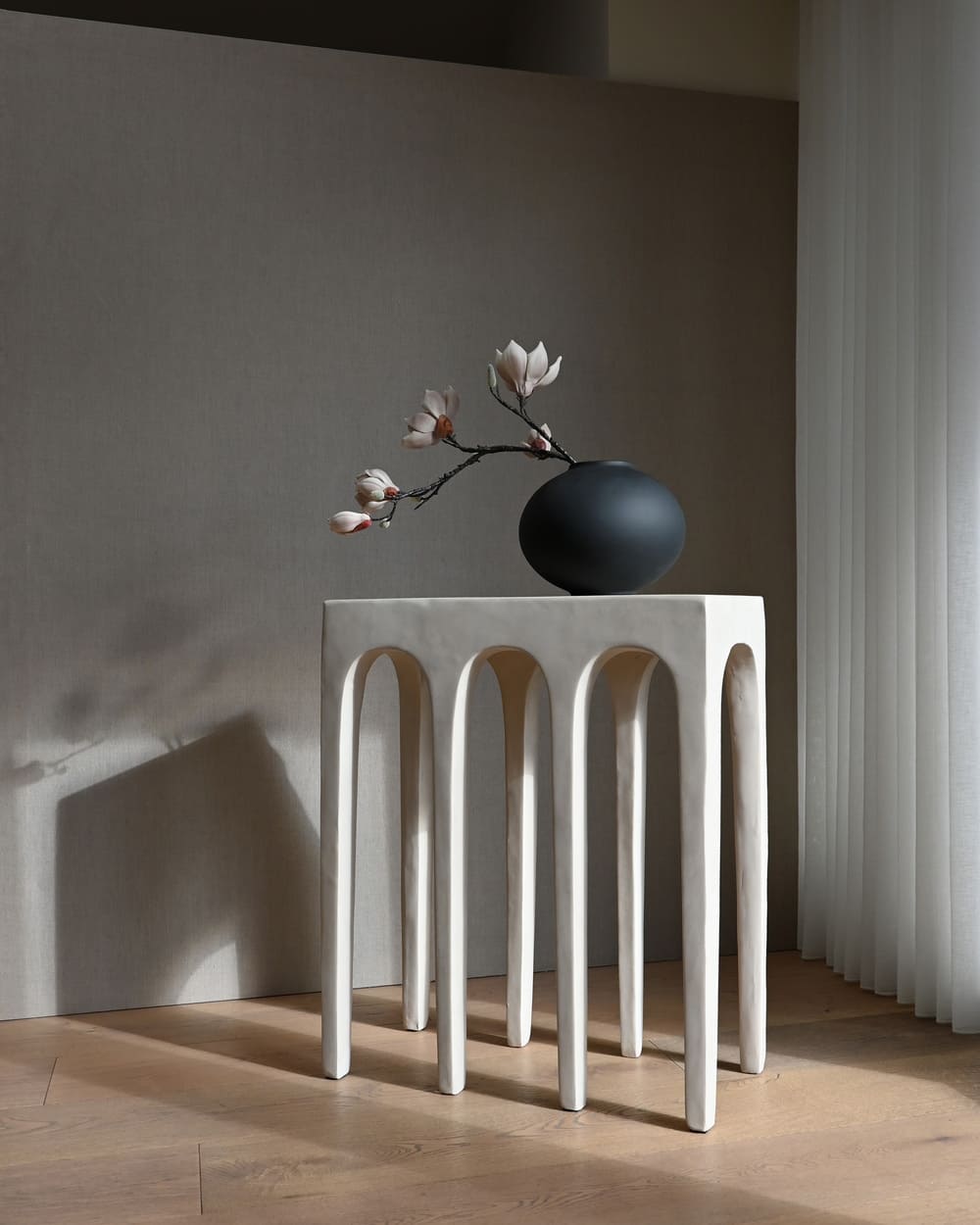 Консоль Bow Console Birch