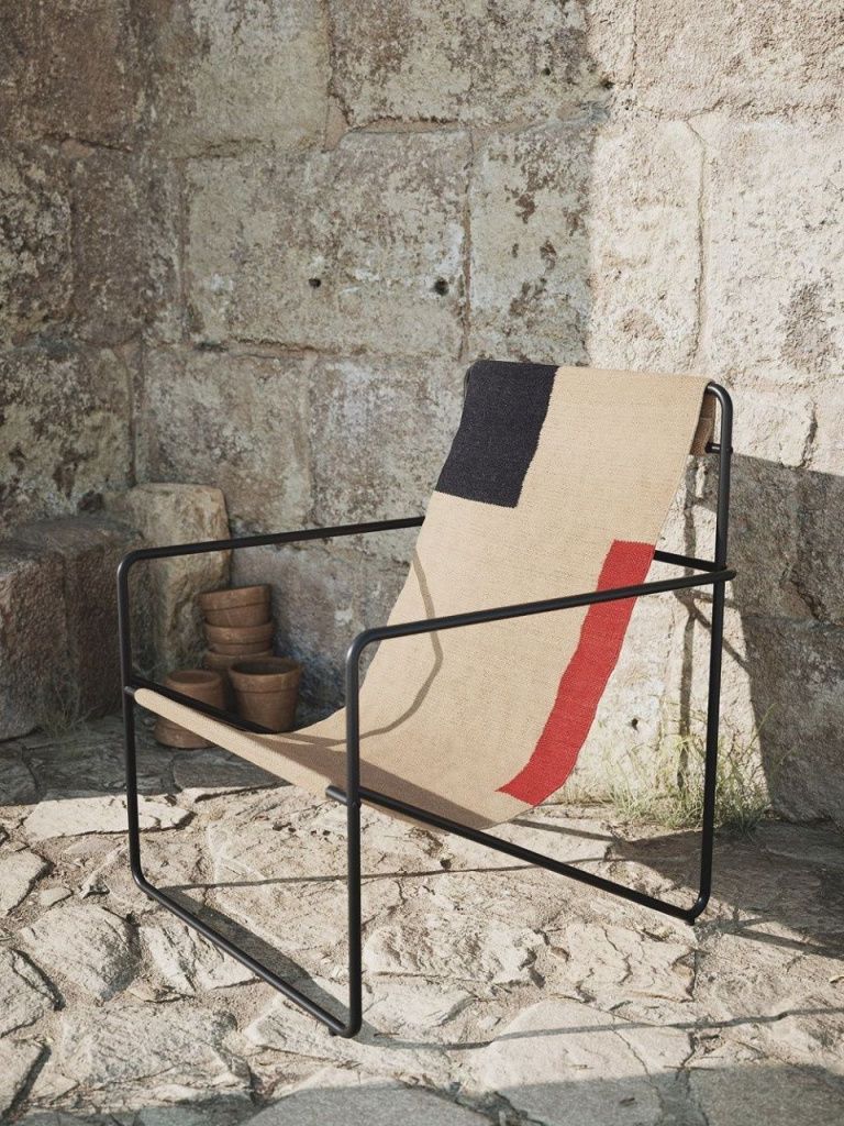 Кресло Desert Lounge Chair Black Block