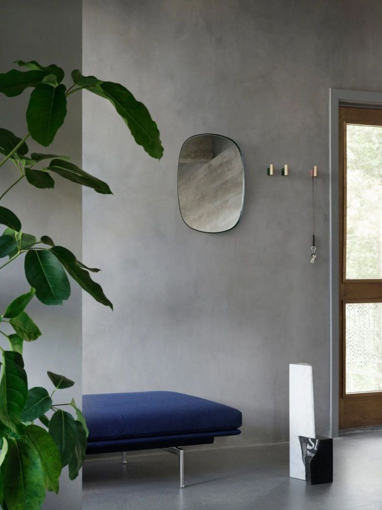 Зеркало Framed Mirror Small Grey / Clear