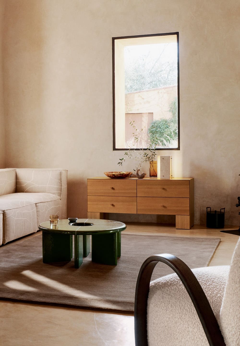 Кофейный столик Deya Coffee Table Dark Green