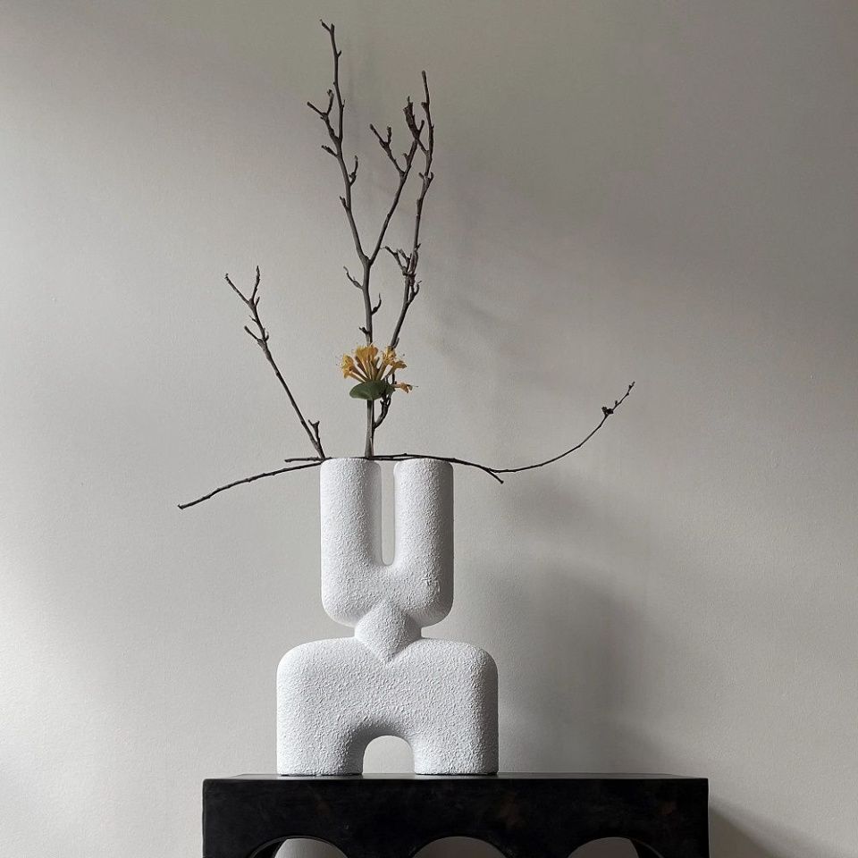 Ваза Cobra Double Medio Bubble White