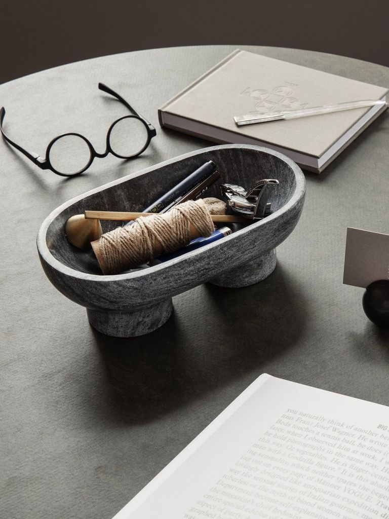 Мраморная чаша Alza Bowl Black