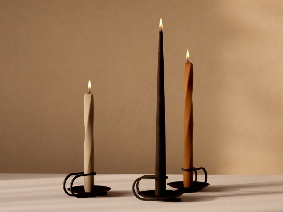 Подсвечник Clip Candle Holder H5 Black