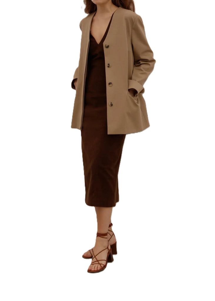 Сарафан шоколадный