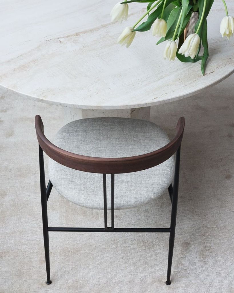 Стул Violin Dining Chair Walnut