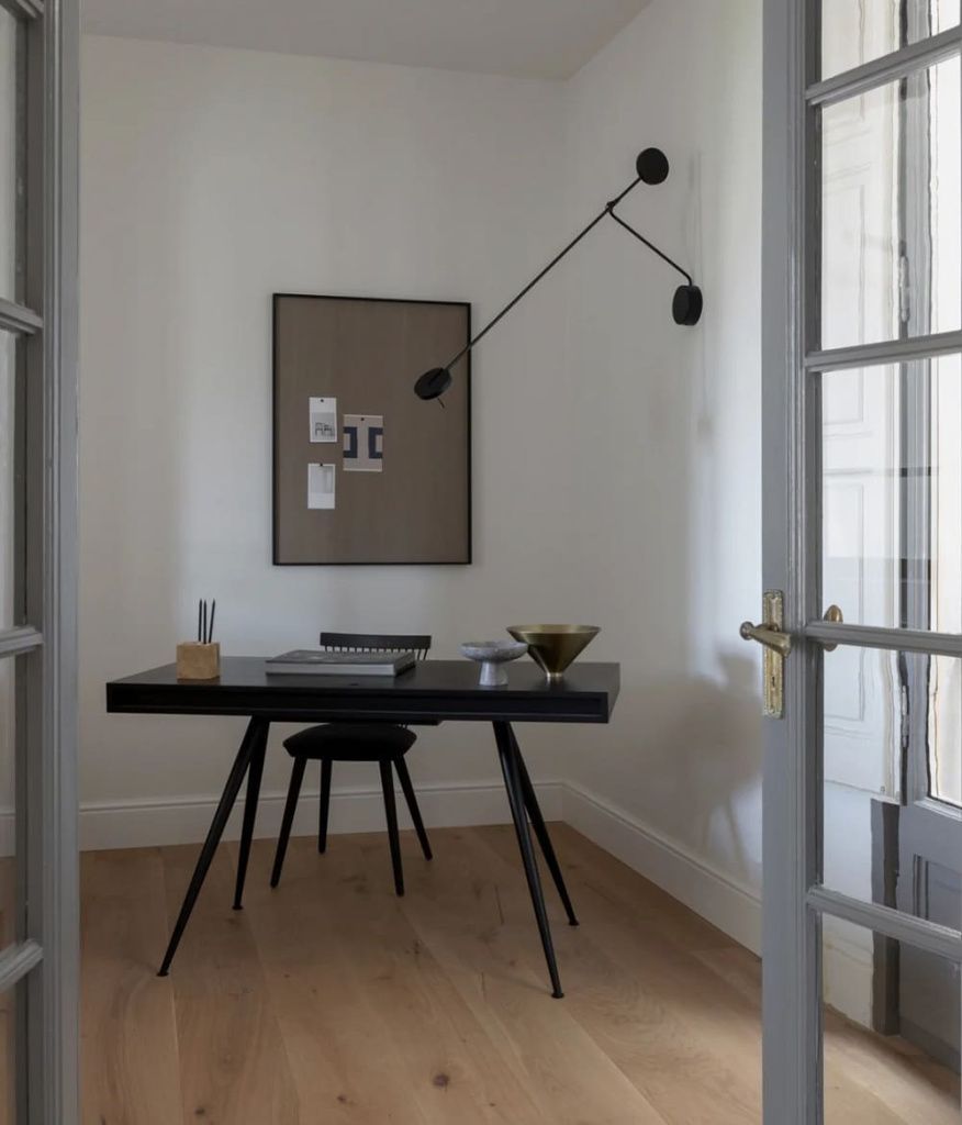 Стол рабочий JFK Desk Black Ash