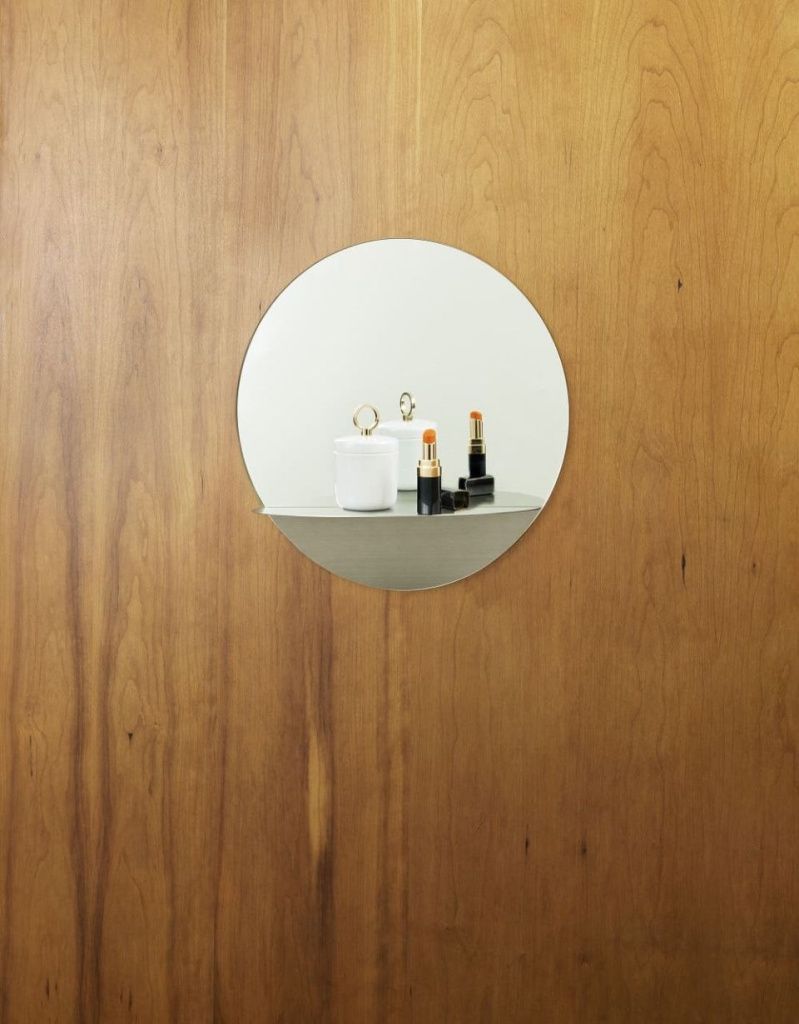 Зеркало Horizon Mirror Round Stainless Steel