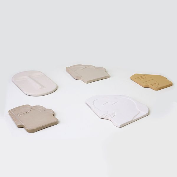 Керамическое панно Face Ornament