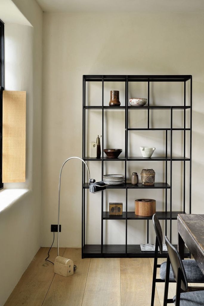Стеллаж Studio Rack Teak Black