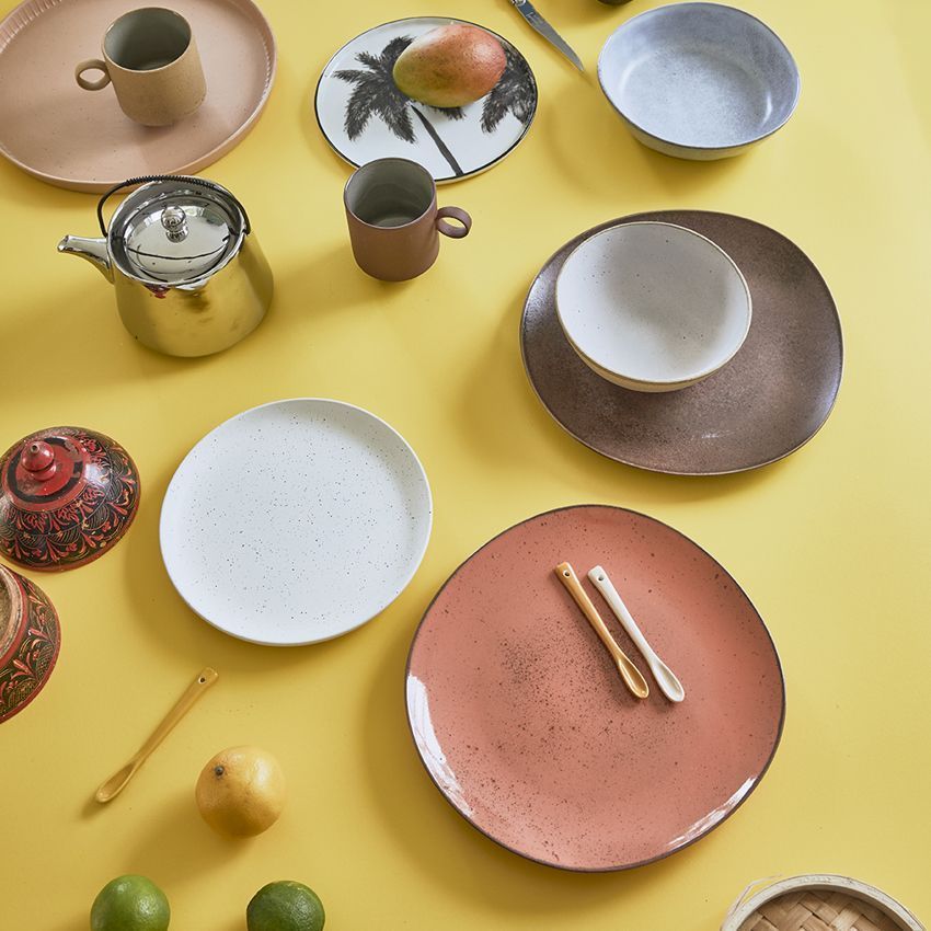 Набор чайных ложек Bold & Basic Ceramics Tea Spoons Natural 4 шт