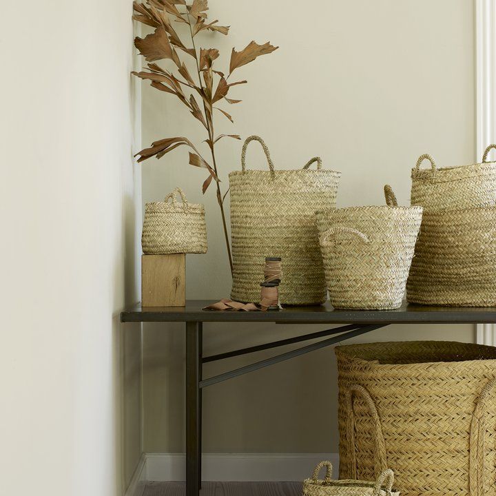 Корзина Basket Palm Leaves h33