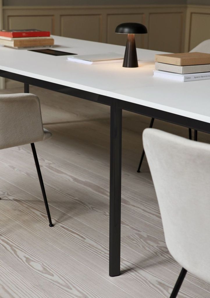 Стол обеденный Drip Black HW.59 Off-White Fenix Nano Laminate