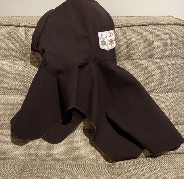 Капюшон коричневый