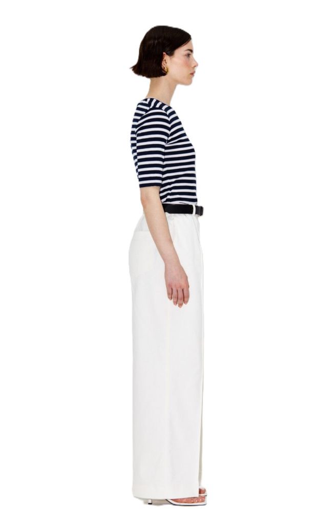 Футболка в полоску, Синий/Белый, M