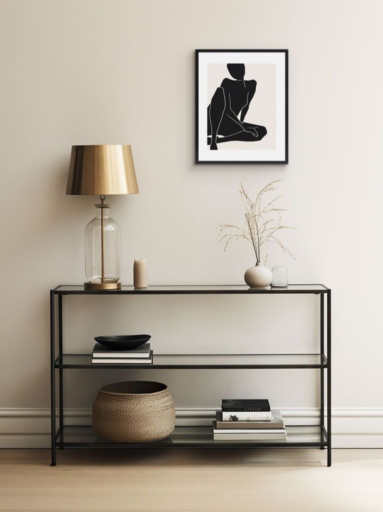 Арт-принт в багете Муза тёмная II 50х70