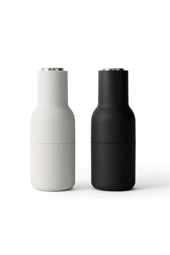 Набор измельчителей для соли и перца Bottle Grinder Carbon\Ash Steel Lid 2 шт