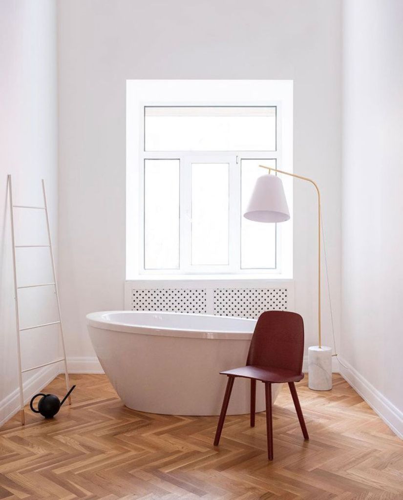 Стиль mid-century в ванной комнате