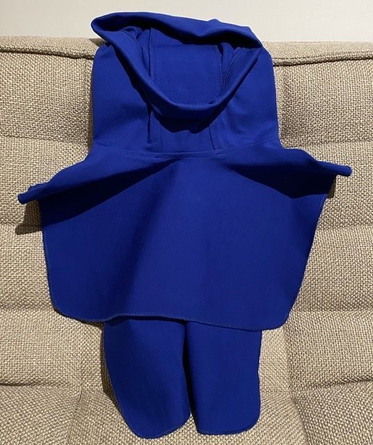 Капюшон синий