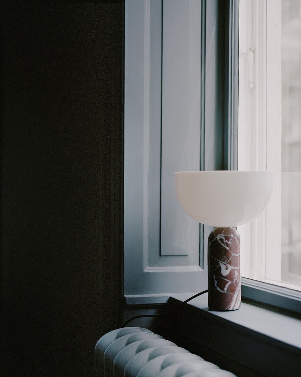 Лампа настольная Kizu Table Lamp Small Rosso Levanto Marble