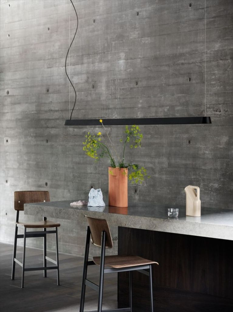 Светильник потолочный Linear Pendant Black 169,2 см