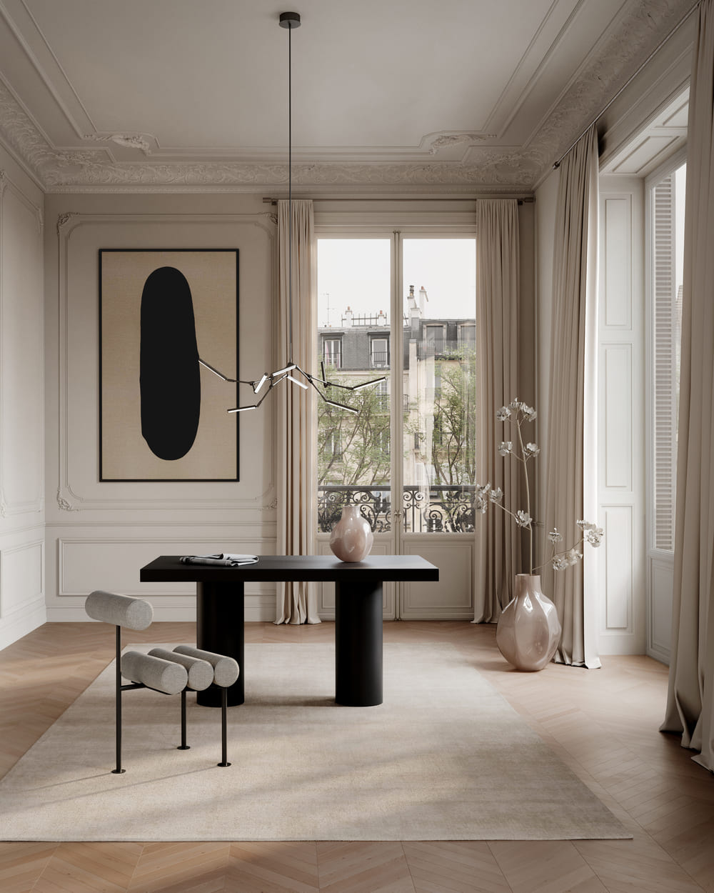 Светильник потолочный Stick Chandelier Mini Bronze