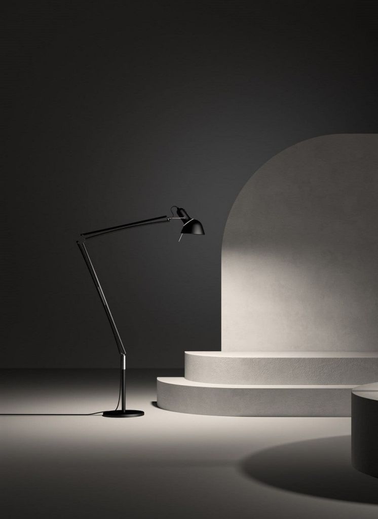 Торшер Naomi Terra Black Soft-Touch