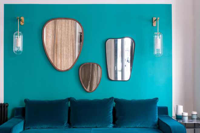 Зеркало Organic Black h90