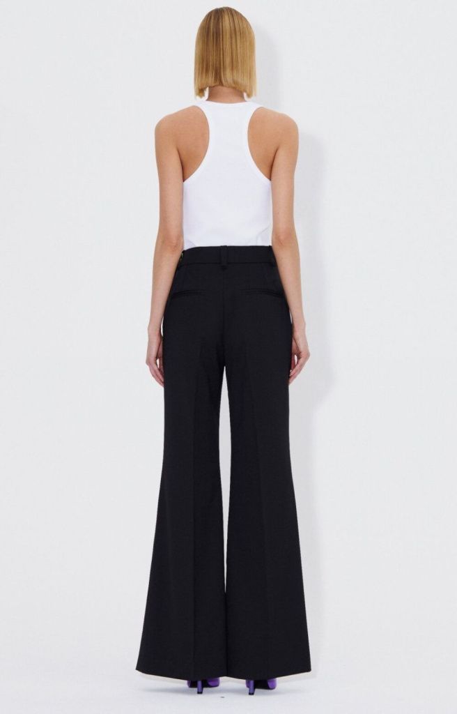 Брюки-клеш S Черный