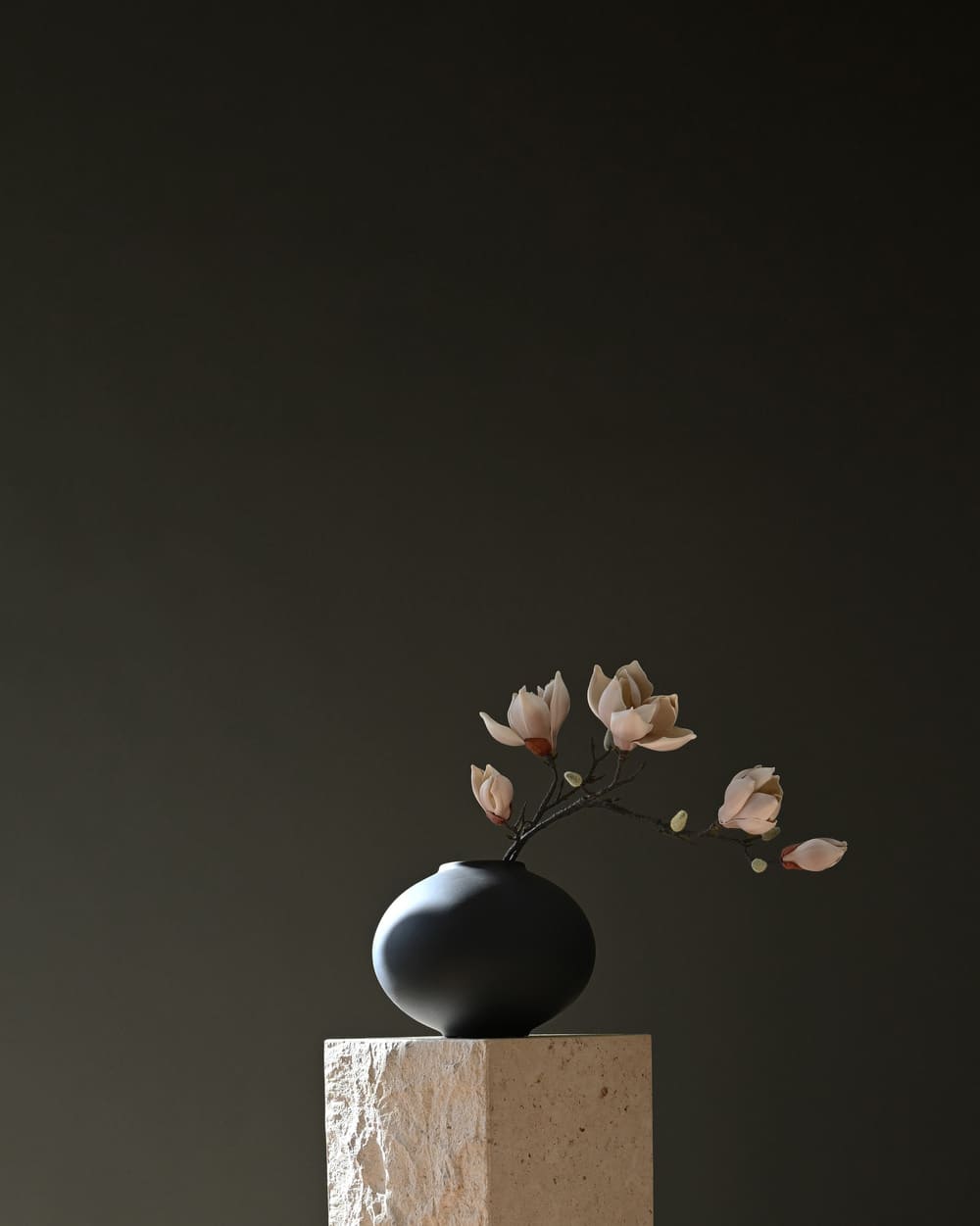 Ваза Sunao Fat Mini Black