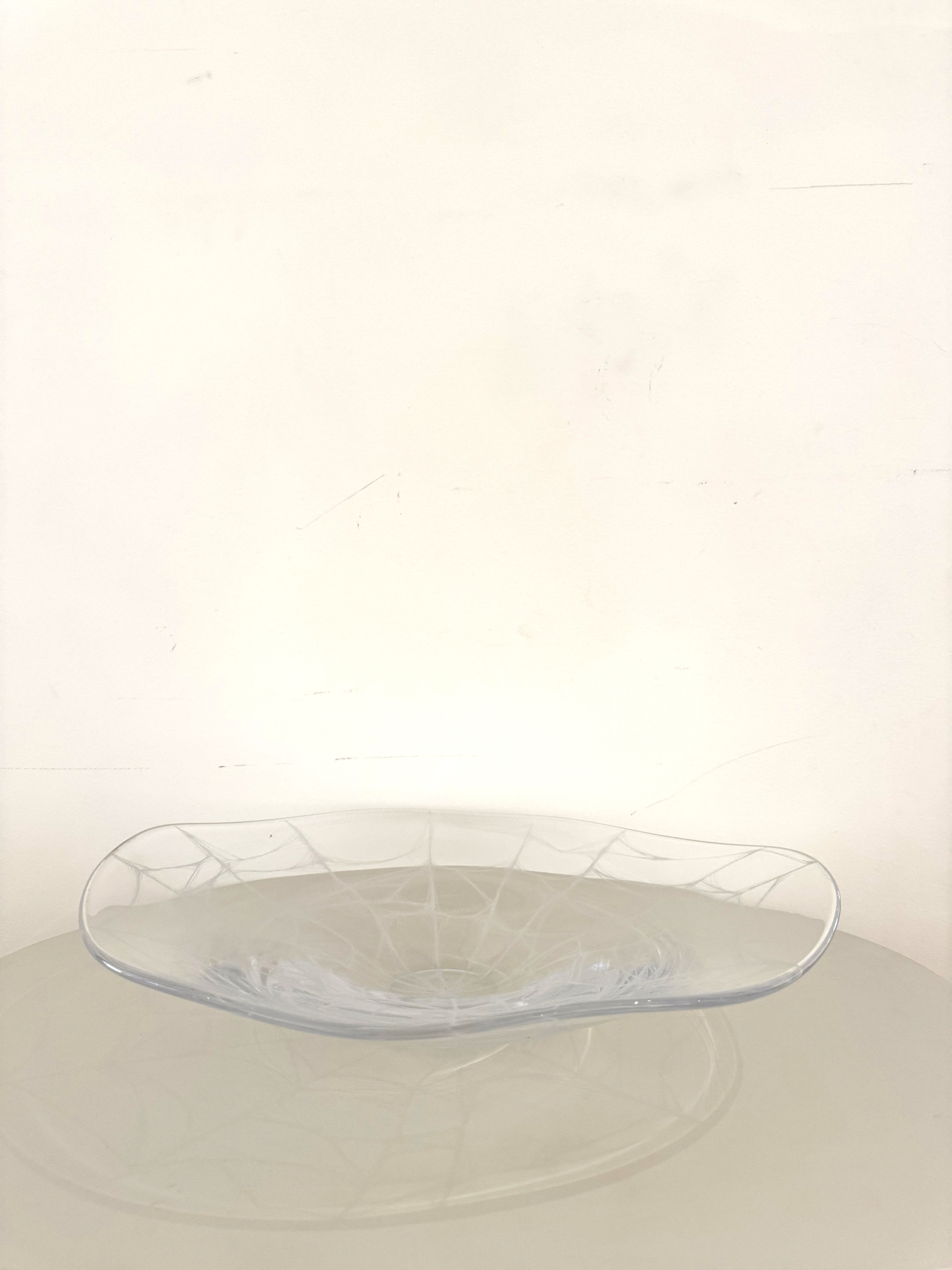 Ваза хрустальная авторская Паутинка