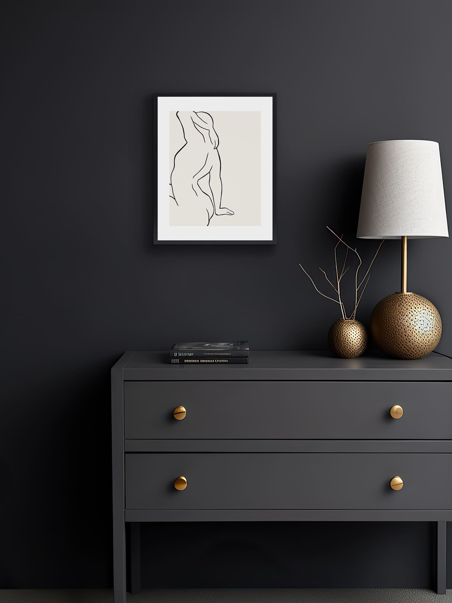 Арт-принт в багете Муза светлая III 50х70