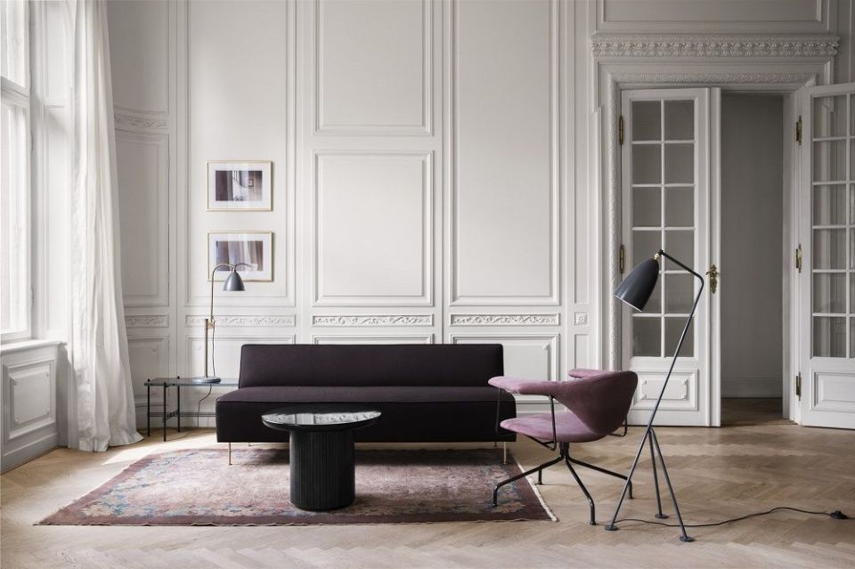 Торшер Grashoppa Floor Lamp Dusty Blue Semi Matt