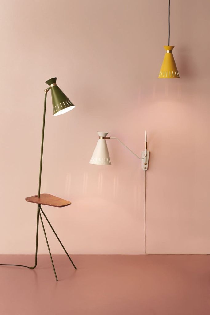 Торшер Cone Floor Lamp Black Wood