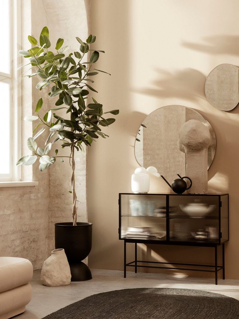 Зеркало Pond XL Brass