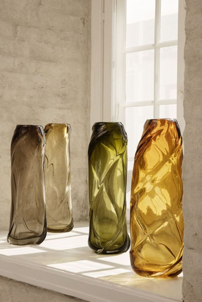 Ваза Water Swirl Light Yellow