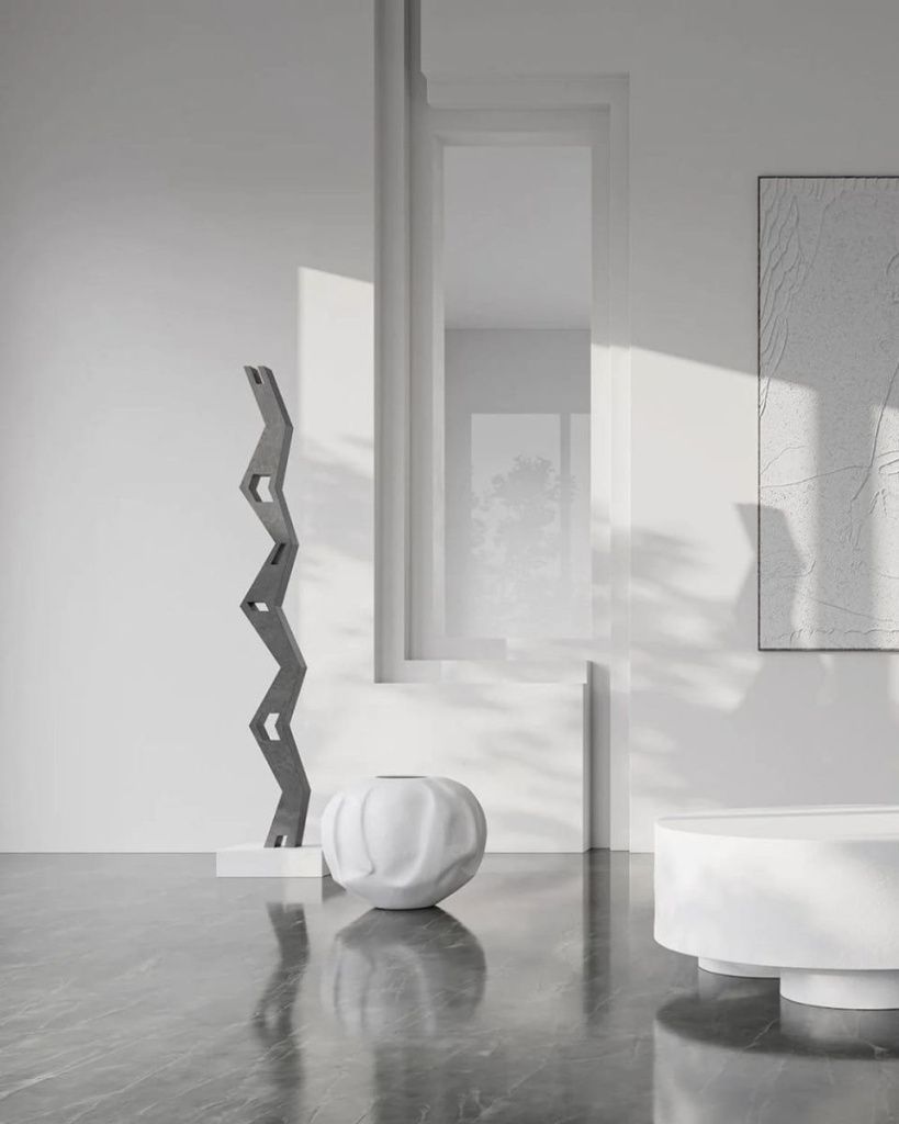 Ваза Orimono Big Bone White