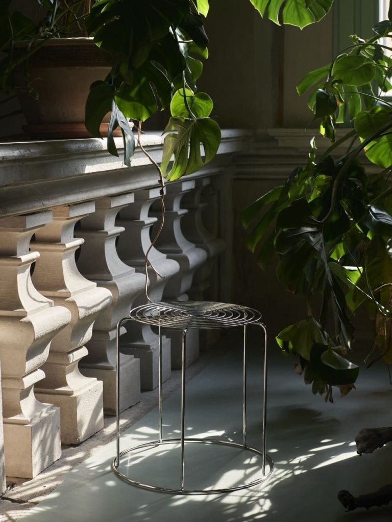 Табурет Wire Stool VP11 Mirror Polished Steel