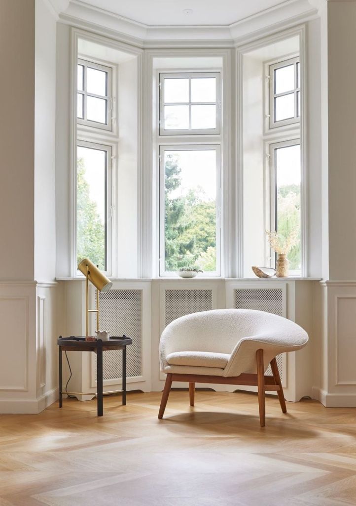 Кресло Fried Egg Lounge Chair Cream