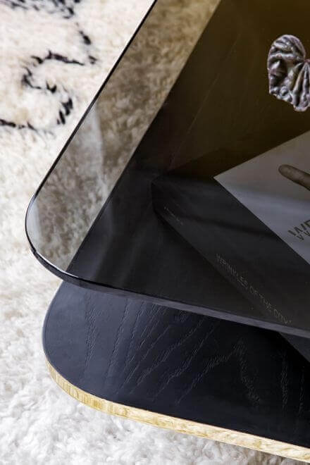 Столик Lounge Coffee Brass