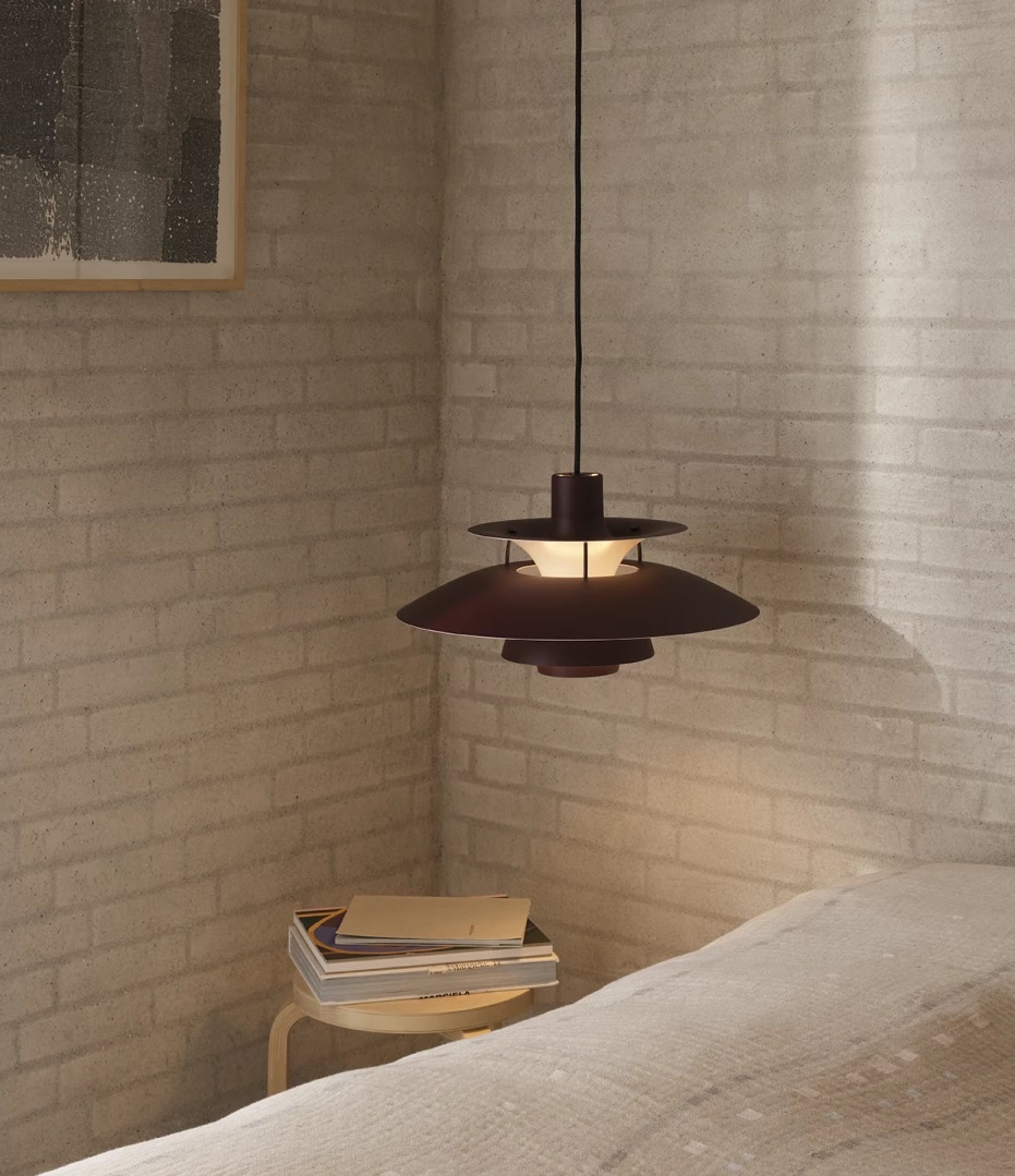 Светильник потолочный PH 5 Monochrome Burgundy