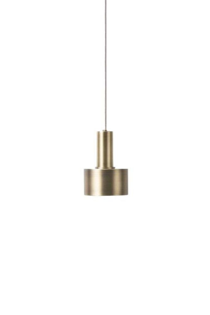 Светильник потолочный Collect Pendant Disc Low Shade Brass