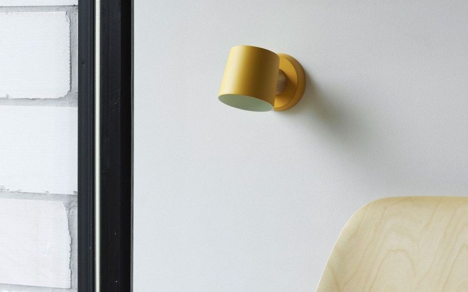 Светильник настенный Rise Wall Lamp Hardwired Yellow